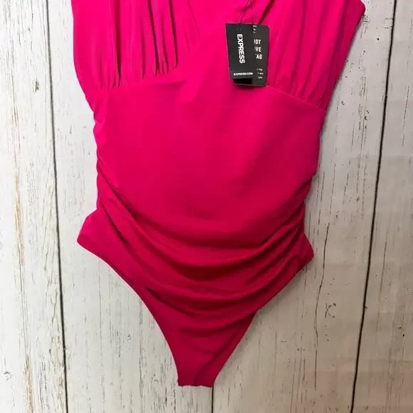 Express Women's Dressy Classy Body Contour Compression Collection  Bodysuit Sz S - Picture 9 of 15